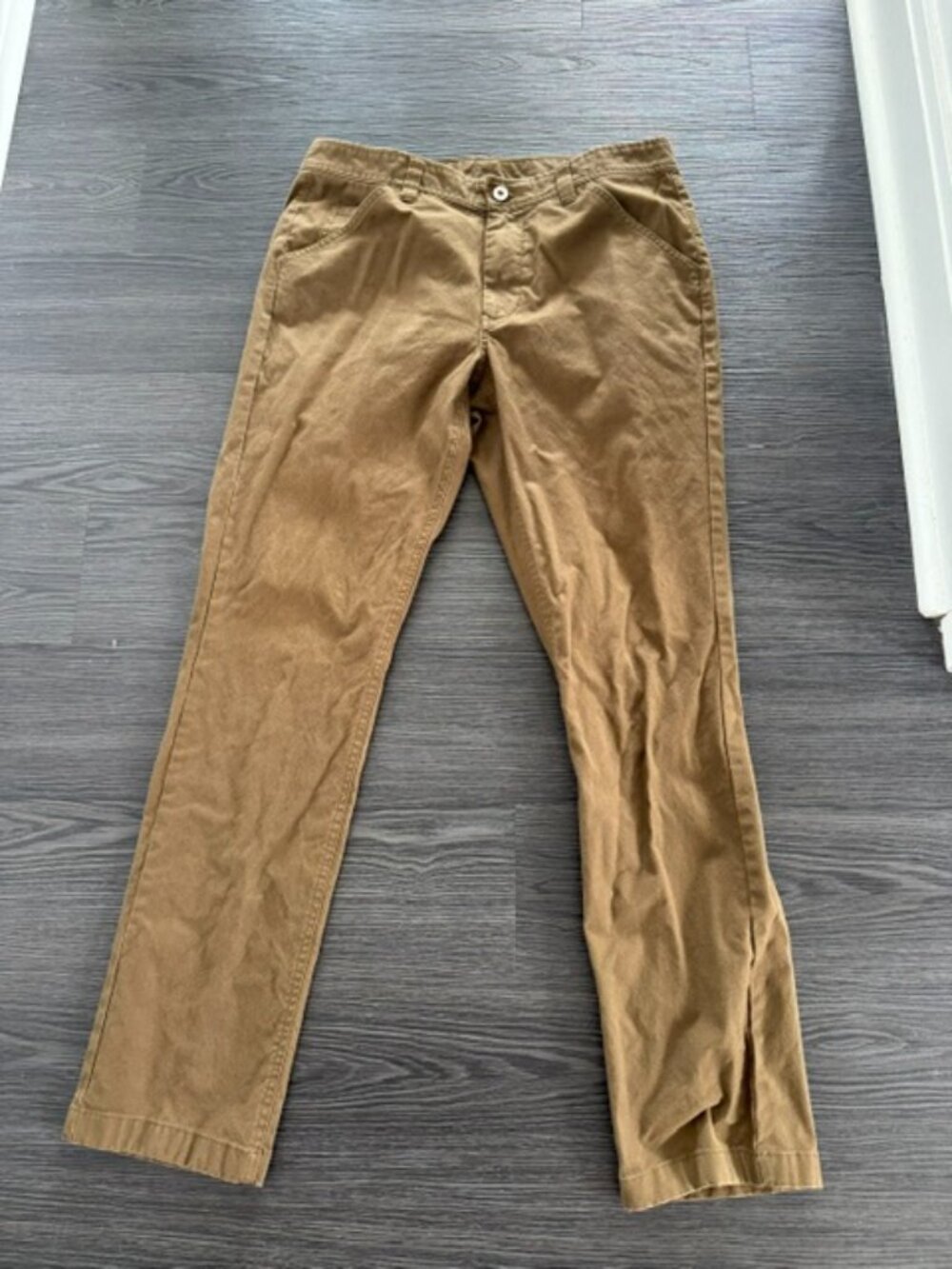 Tan Bonobos Canvas Workwear Pants size 33